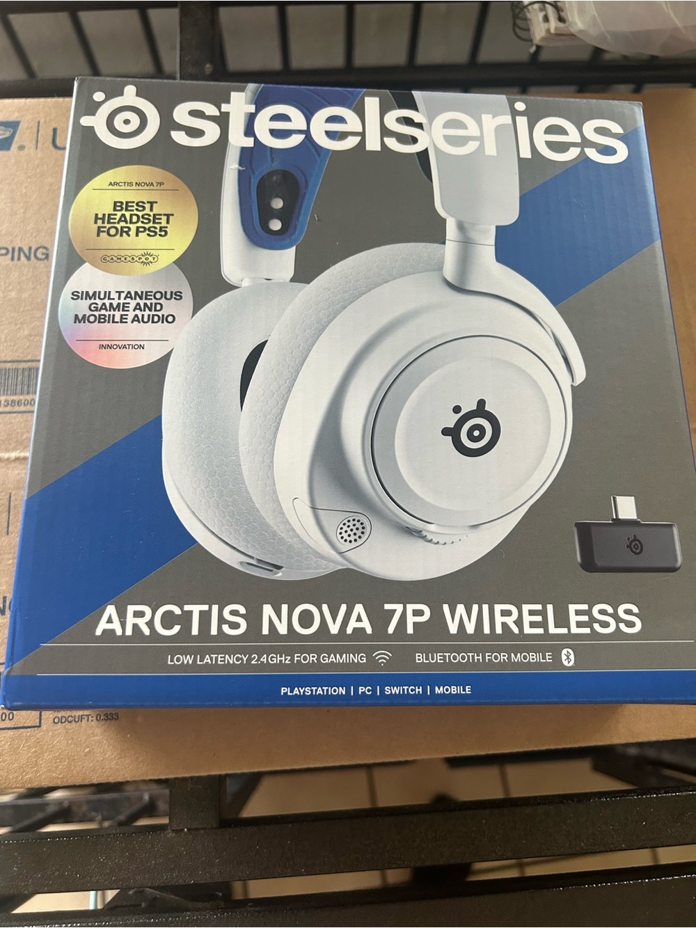 SteelSeries Arctis Nova 7P Wireless Gaming Headset - White
